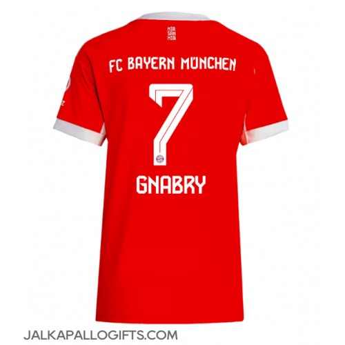 Bayern Munich Serge Gnabry #7 Kotipaita Naiset 2025-26 Lyhythihainen